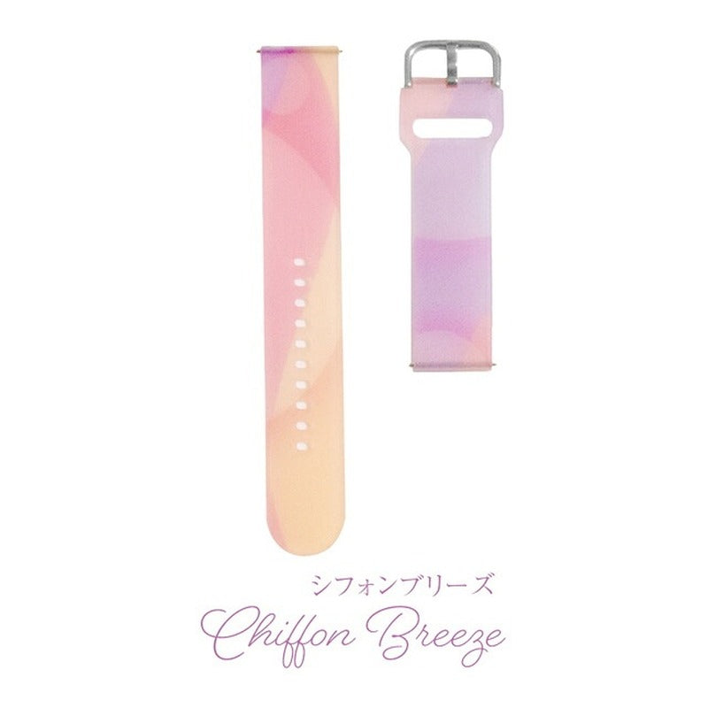 スマートウォッチ バンド レディース クリア 透明感 夏 スケルトン ベルト 20mm 22mm バンド かわいい SINNIS