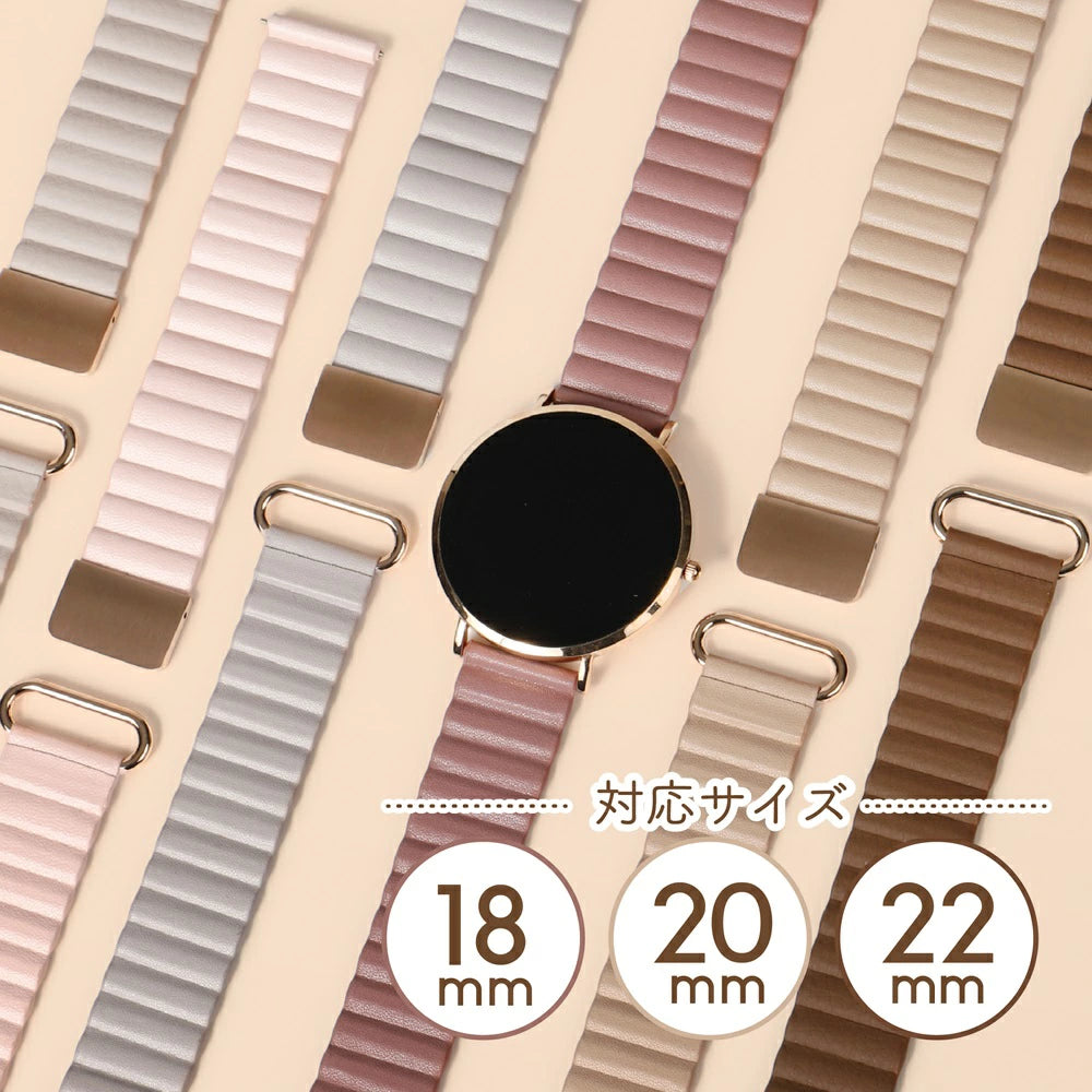 スマートウォッチ マグネットバンド 22mm 20mm 18mm おしゃれ