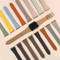 【先着30名2480円→1780円】 アップルウォッチ バンド apple watch バンド ベルト イタリアンレザー レディース 革 おしゃれ くすみカラー SINNIS 本革 スリム かわいい 高級 series 11 10 9 8 7 6 SE 5 4 3 2 1 38mm 40mm 41mm 42mm 44mm 45mm 46mm 49mm