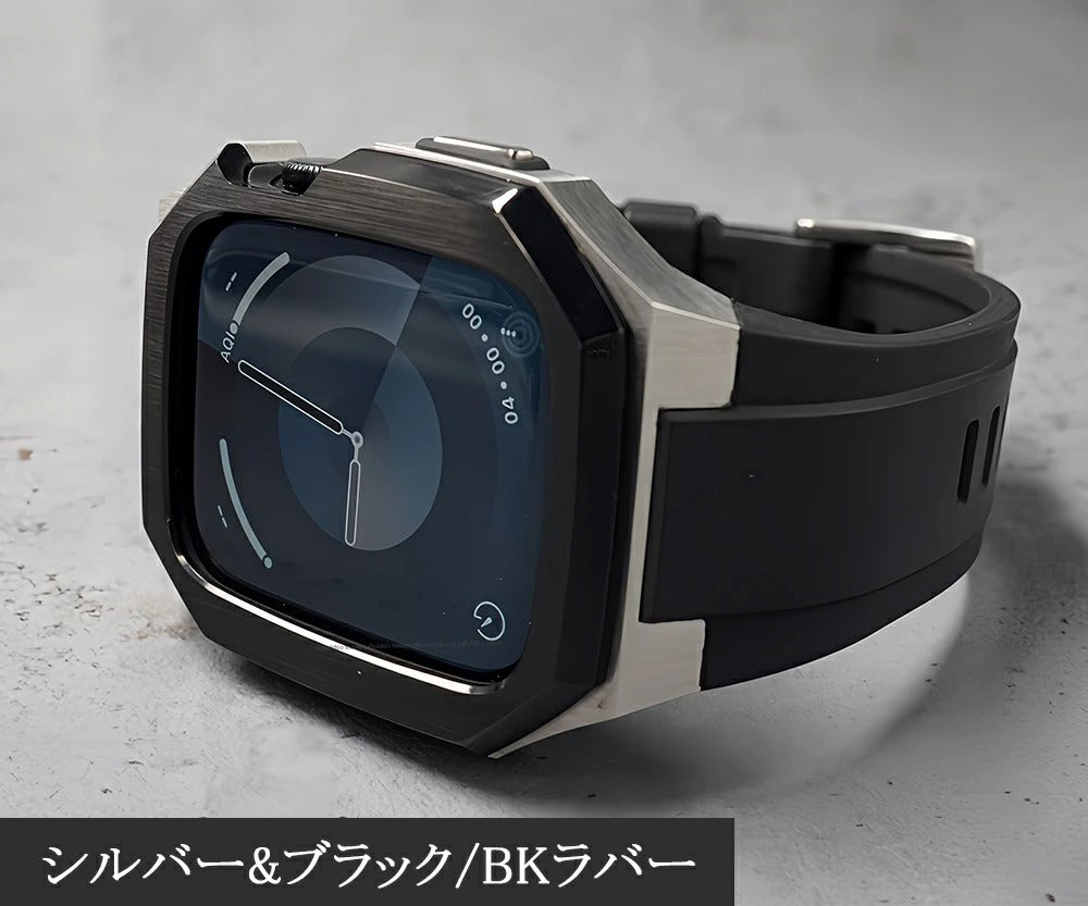 【多色買いリピーター様続出】アップルウォッチ 一体型バンド メンズ 高級 カバー ケース ウルトラ