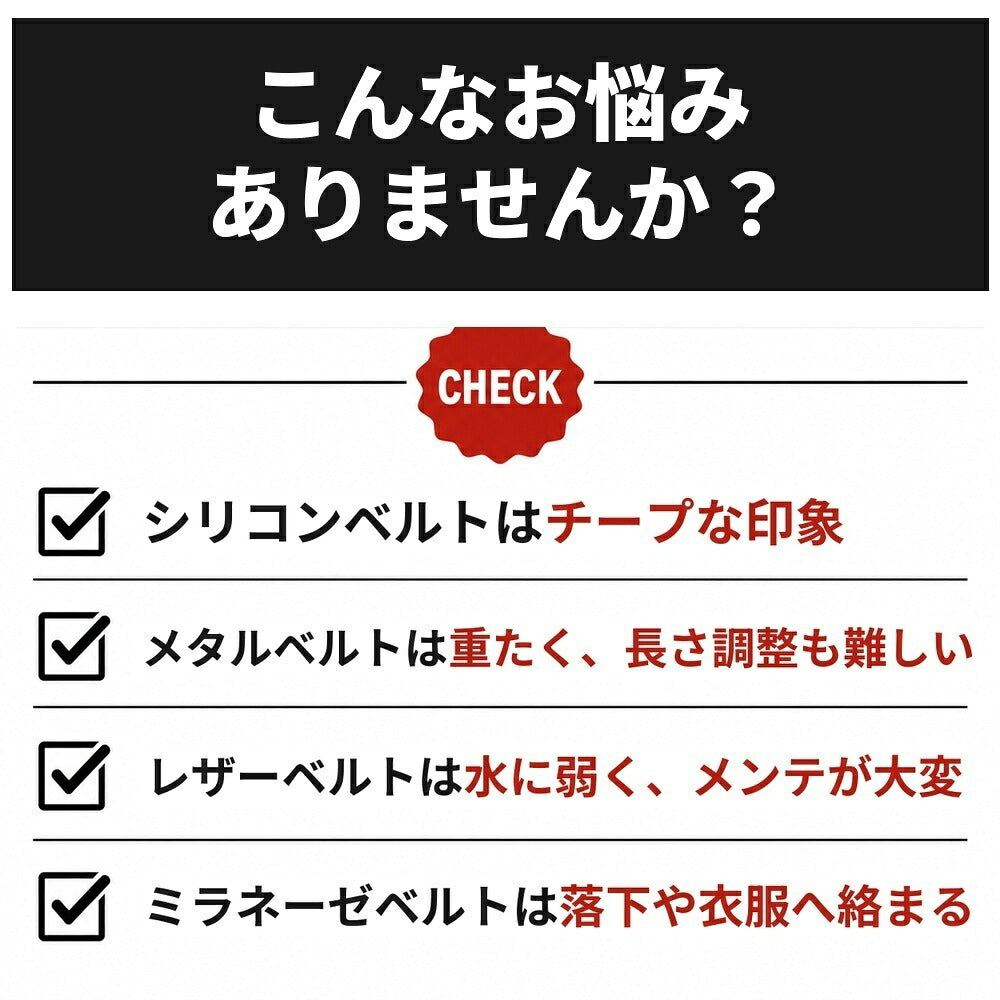 【ミラネーゼの常識を覆す】アップルウォッチ対応 ミラネーゼバンド メンズ レディース