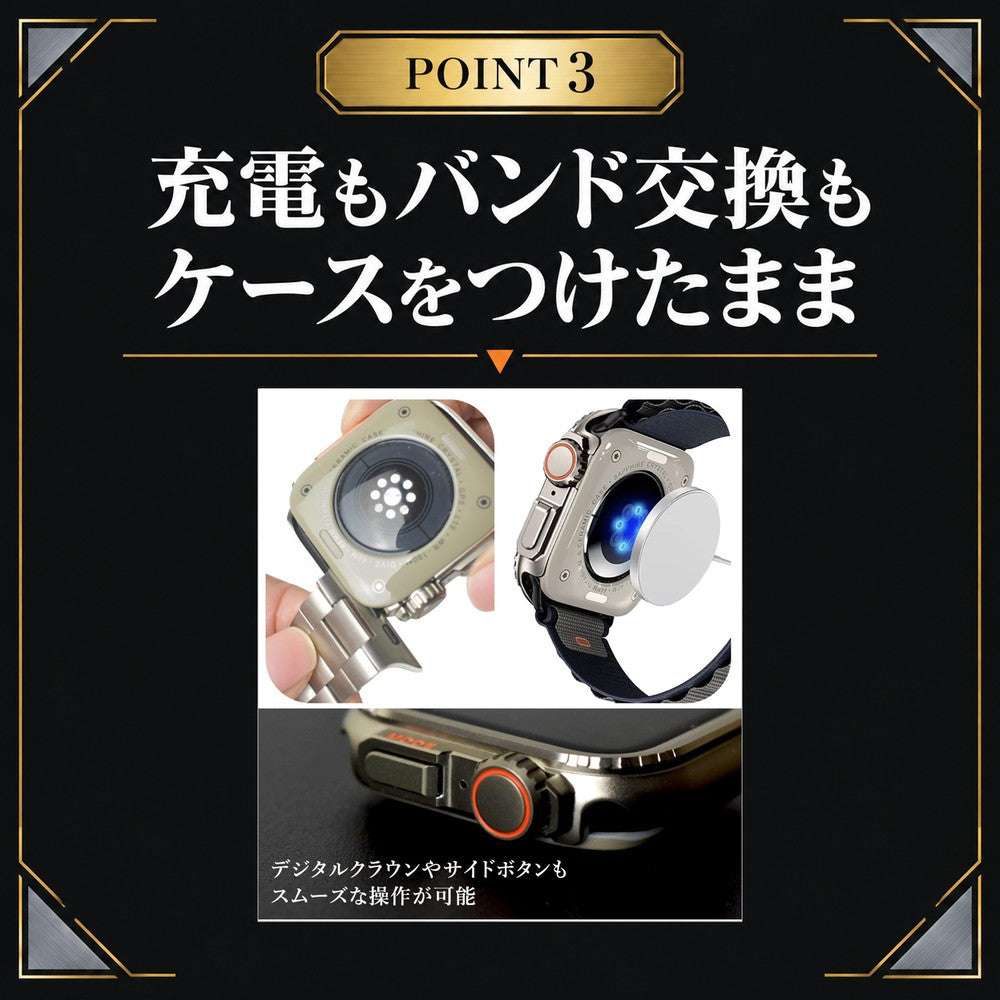 【秒でウルトラ外観】アップルウォッチ カバー ケース
