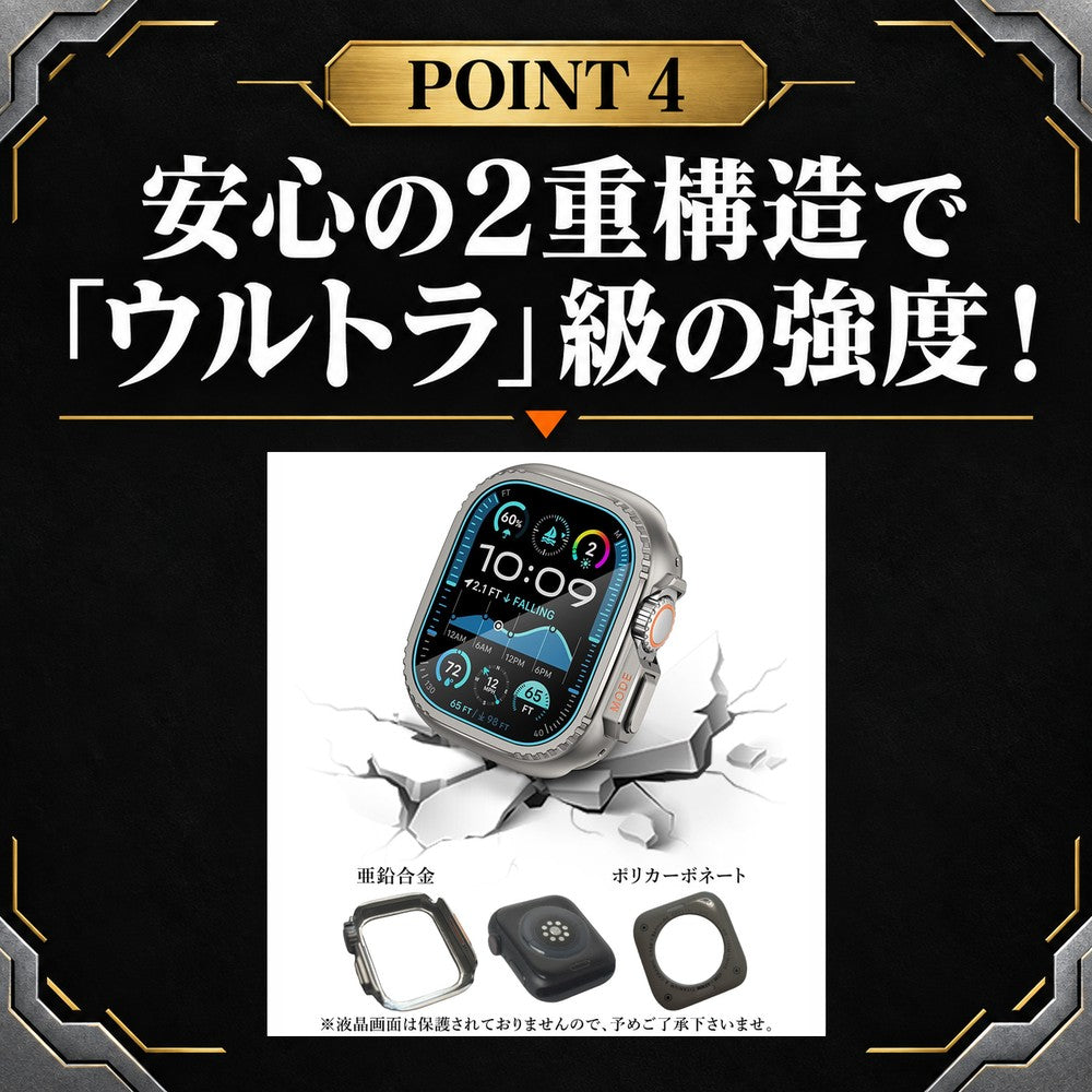 【秒でウルトラ外観】アップルウォッチ カバー ケース