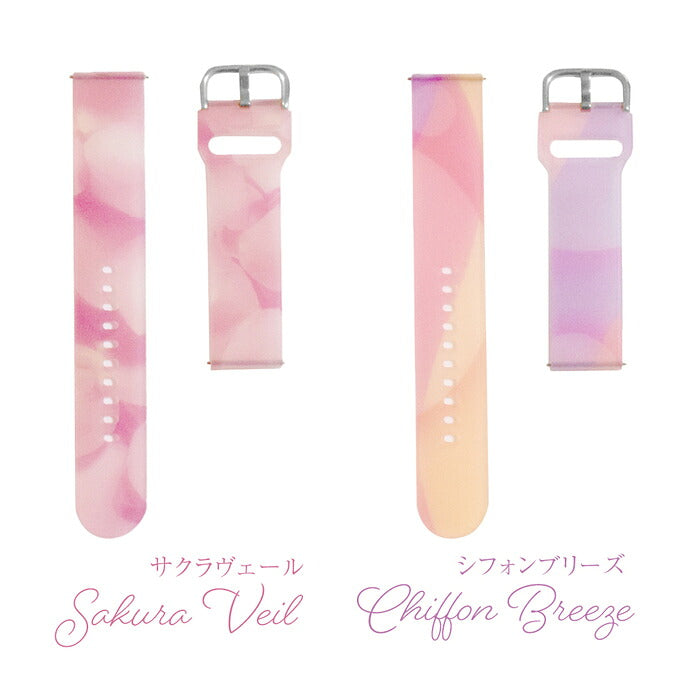 スマートウォッチ バンド レディース クリア 透明感 　夏　スケルトン ベルト 20mm  22mm バンド かわいい SINNIS