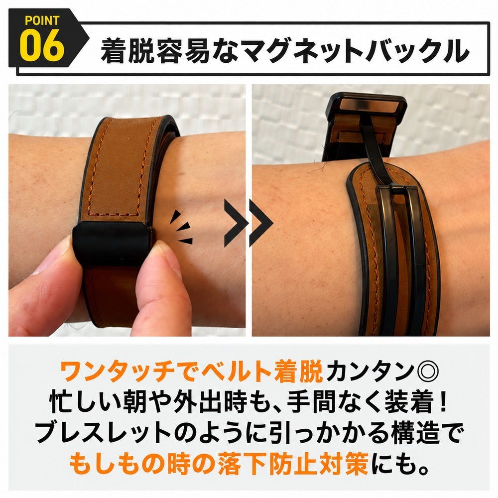 【シリコン派にもレザー派にも刺さる1本】アップルウォッチ レザーバンド Unistrap