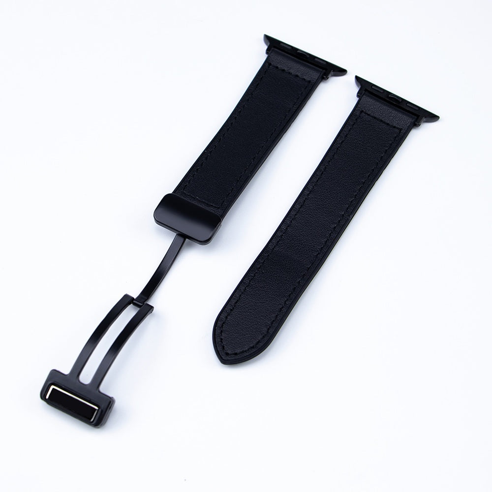 【シリコン派にもレザー派にも刺さる1本】アップルウォッチ レザーバンド Unistrap-防水スコッチガード