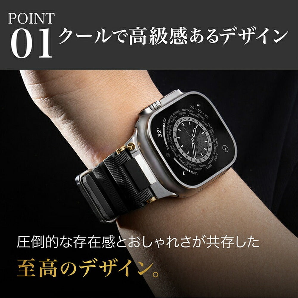 【メンズスタッフ一番人気】アップルウォッチ シリコンバンド メンズ かっこよさが光る　ウルトラ