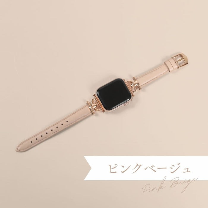 スマートウォッチ バンド レディース おしゃれ ベルト 18mm 20mm  バンド ステンレス  革  くすみカラー 本革 スリム かわいい 高級 SINNIS