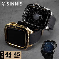 【残り先着5名9380円→8580円】アップルウォッチ カバー ケース バンド 高級 メンズ ステンレス ケース 44mm 45mm 9 8 7 6 5 4 SE apple watch アップルウォッチケース ベルト アップル ウォッチ 一体 おしゃれ applewatch 一体型 ラバー サブマリン